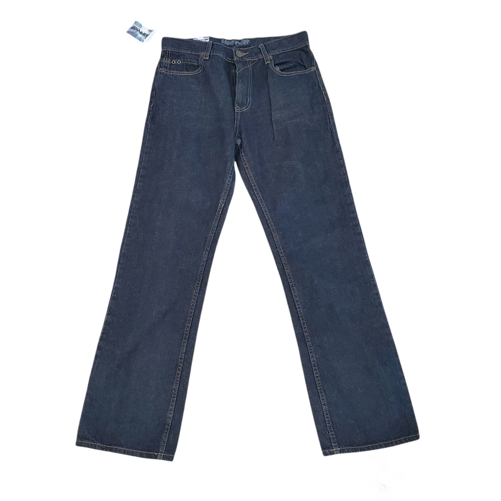 Uproar Boys Regular Slim Straight Jeans Dark Wash Size 20